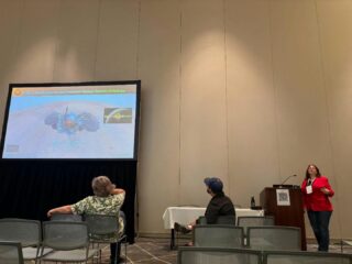 It was fun to show our results about the Martian crust this morning at the @seismosocietyam meeting!