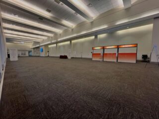 I arrived so early at the convention center that nobody is there! But I had to beat traffic to be on time to upload my slides and give my 8:15am talk at the @seismosocietyam meeting!