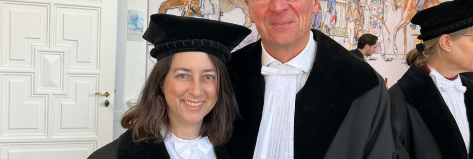 Photo of Caroline Beghein and Jeannot Trampert in March 2024