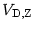 $V_{\rm {D,Z}}$
