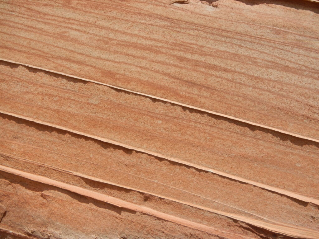 Erosionally resistant wind ripple laminae - Jurassic Page Sandstone